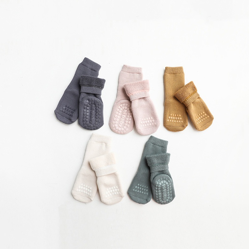 Thickened Kids Floor Socks Tod - Unisex Baby Socks Non Slip ulasan dan harga
