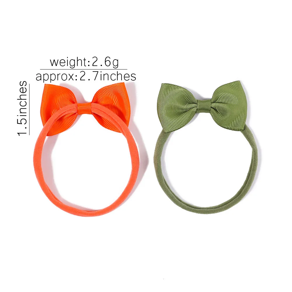 5Pcs/Set Girls Solid Color Bow - Baby Gear ulasan dan harga