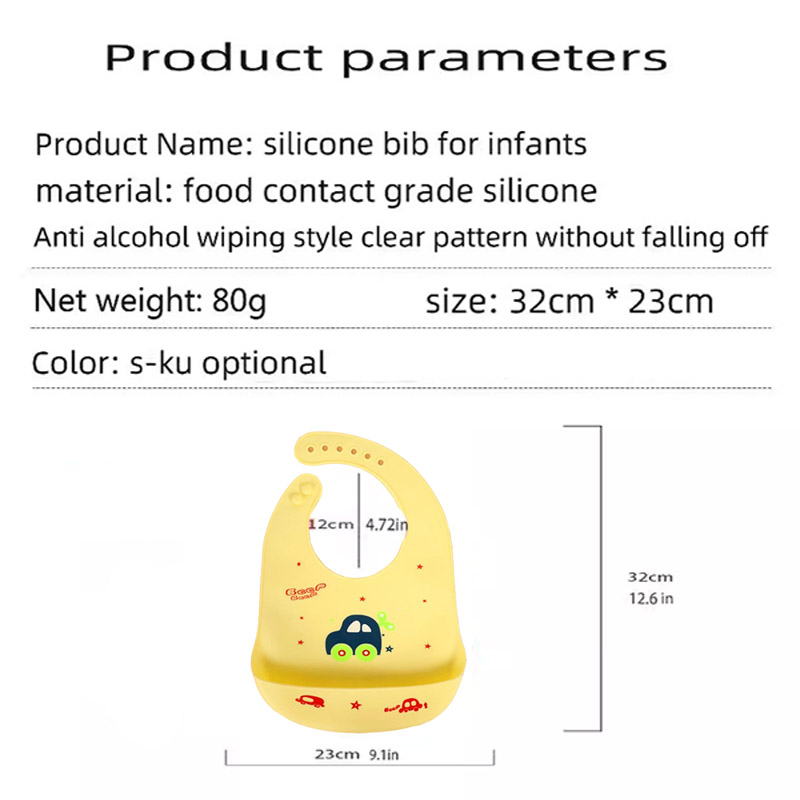 Silicone Baby Feeding Bib Wate - Waterproof Baby Bibs Silicone ulasan dan harga
