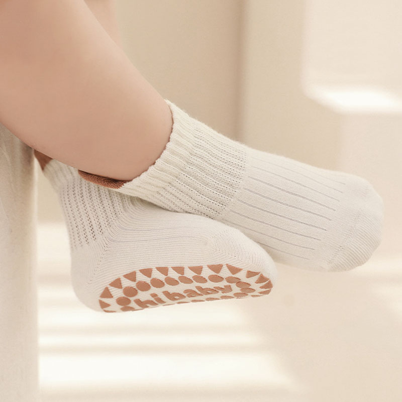 3 Pairs Kids Cotton Socks Boys - Unisex Baby Socks Non Slip ulasan dan harga