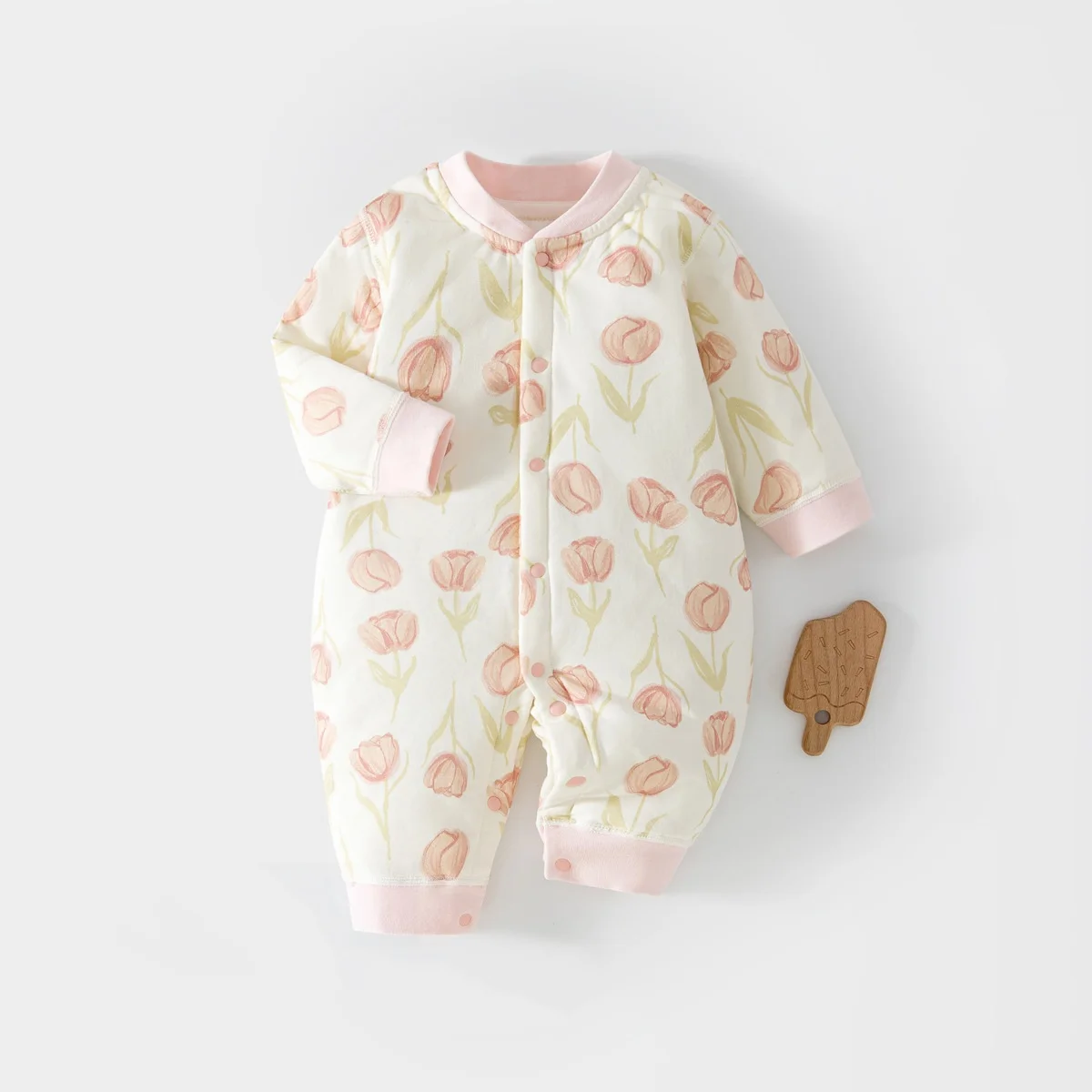 2026 Autumn Baby Newborn Bodys - Newborn Baby Girl Romper Floral ulasan dan harga