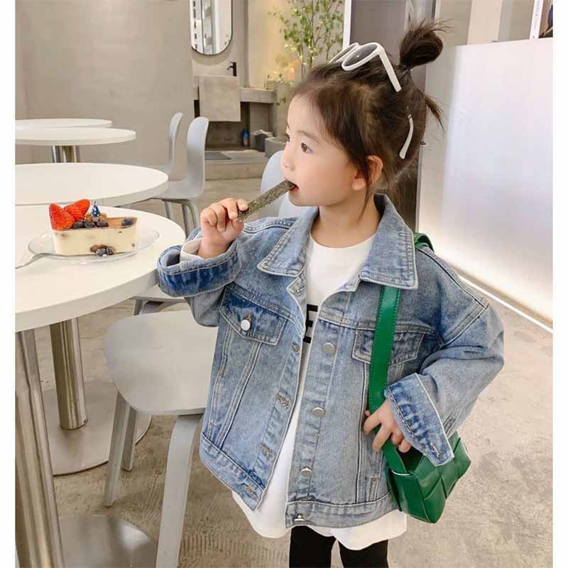 Baby Girls Denim Coat Children - Baby Clothes ulasan dan harga