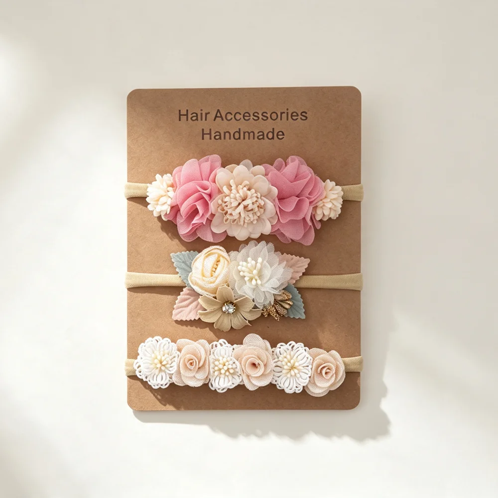 3pcs Baby Girl Elastic Headban - Baby Gear ulasan dan harga