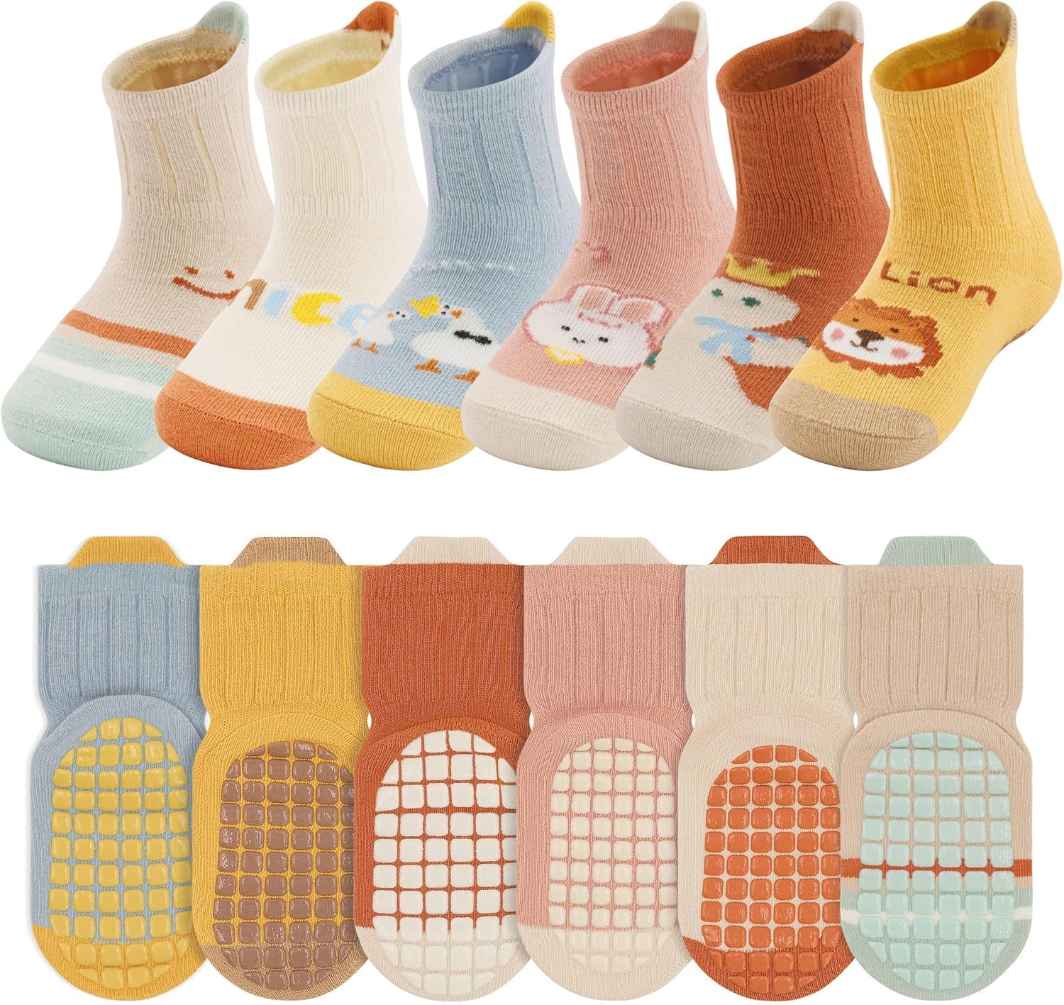 Toddler Non Slip Socks, Cartoo - Unisex Baby Socks Non Slip ulasan dan harga