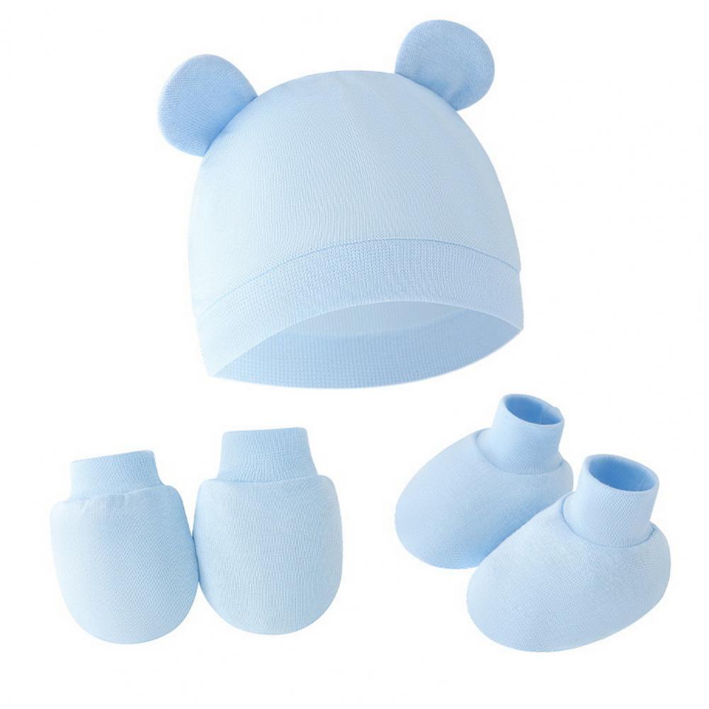 Newborn Foot Protectors Newbor - Infant Beanie Hat With Ears ulasan dan harga