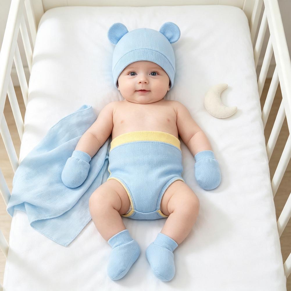 Newborn Foot Protectors Newbor - Infant Beanie Hat With Ears ulasan dan harga