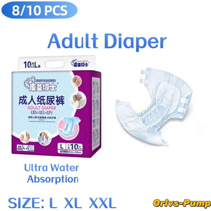 8-10Pcs/bag Adult Elderly Diap - Diapering ulasan dan harga