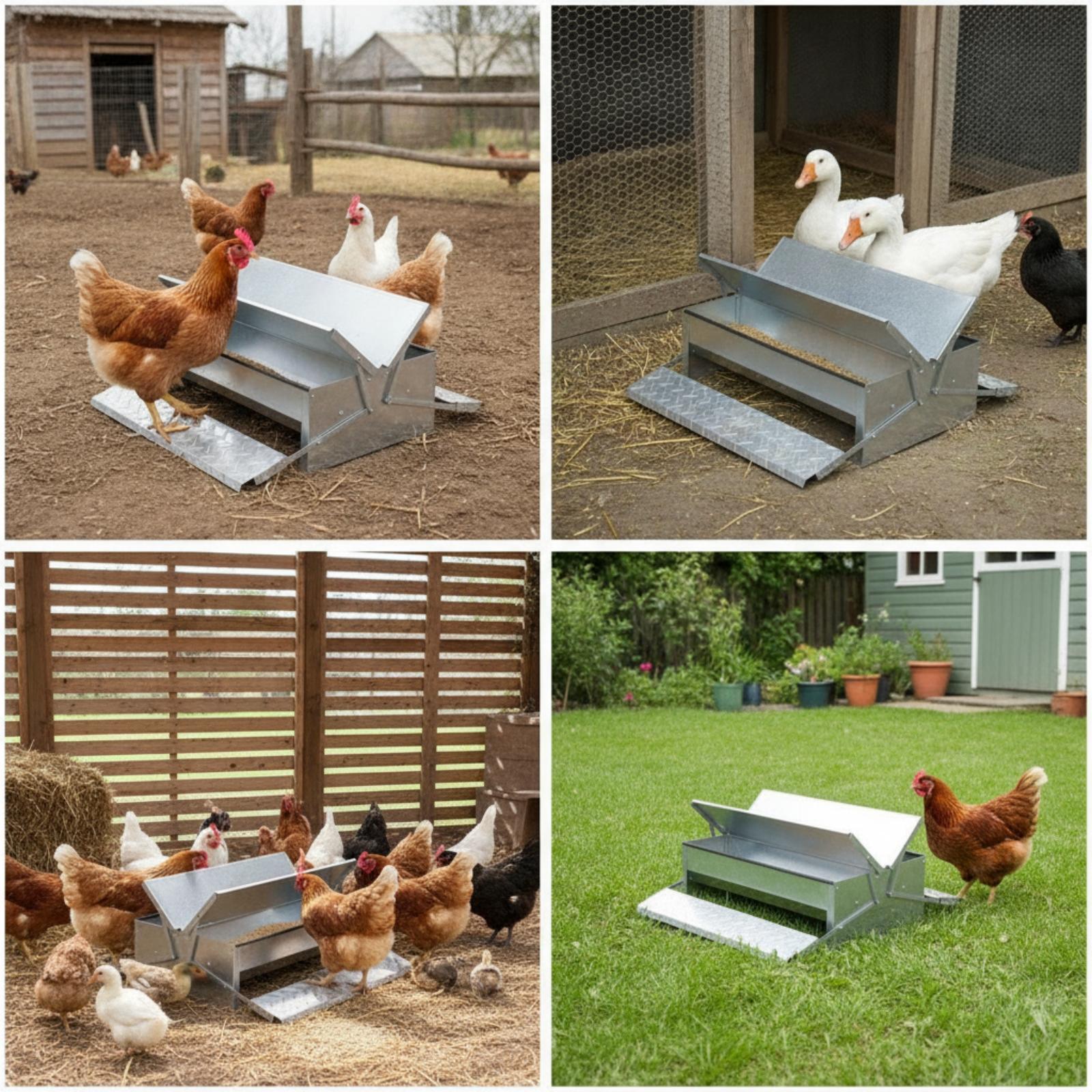 Automatic Poultry Feeder Troug - Feeding ulasan dan harga