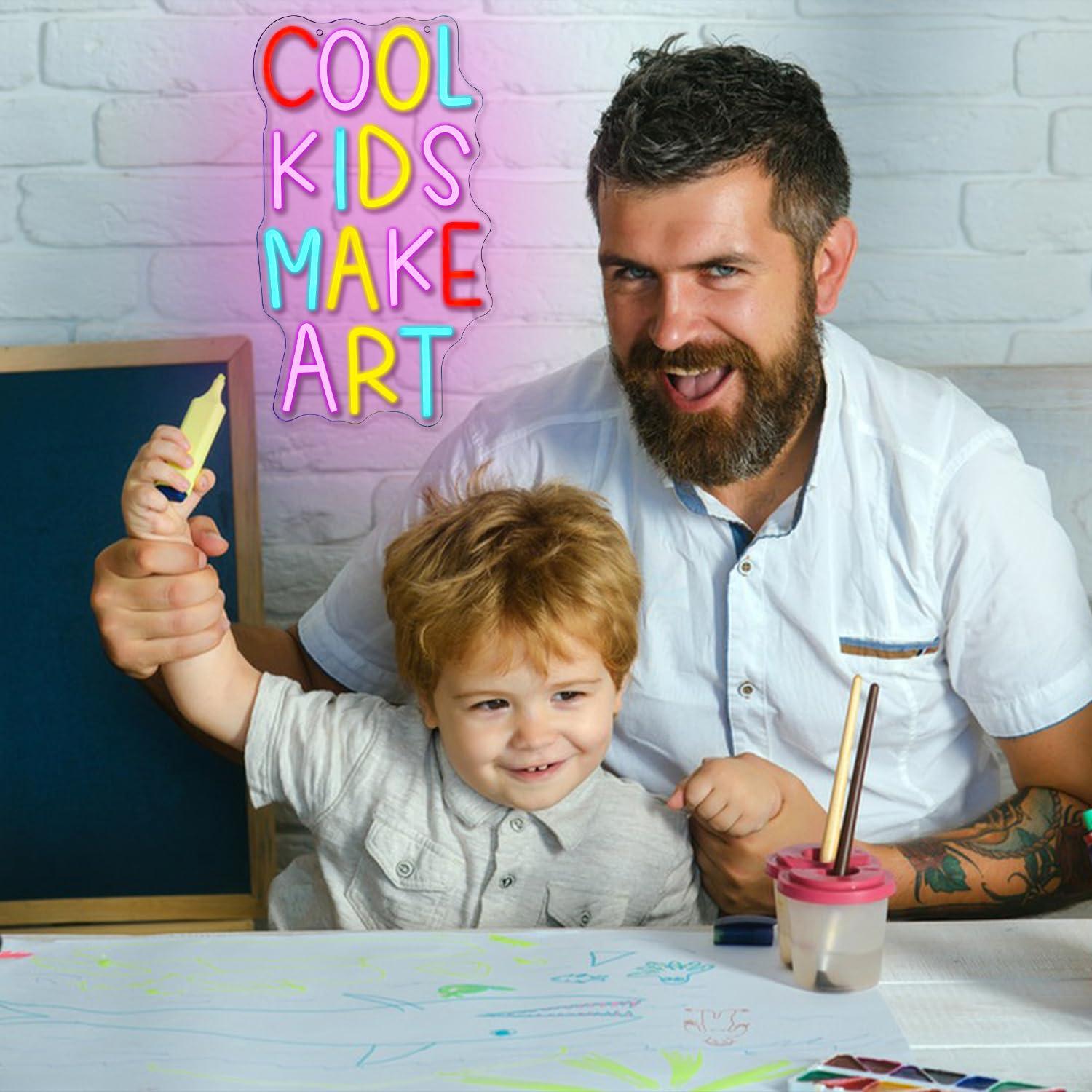 Cool Kids Make Art Neon Sign U - Nursery ulasan dan harga