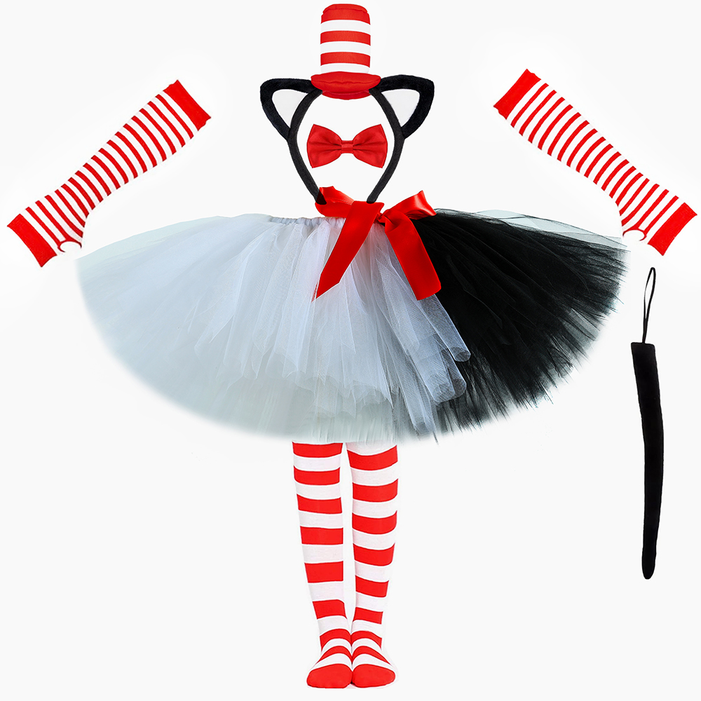 Black & White Girls Tutu Skirt - Toddler Girl Tulle Party Dress ulasan dan harga