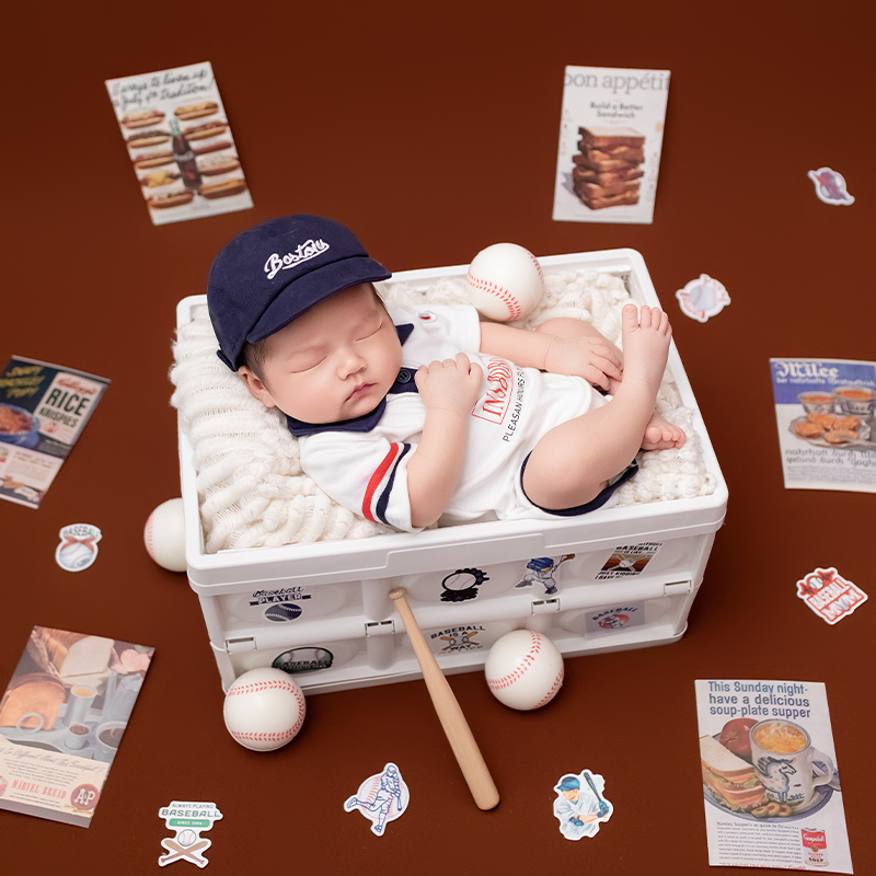 Sport Baseball Theme Newborn B - Infant Photography Props Outfit ulasan dan harga
