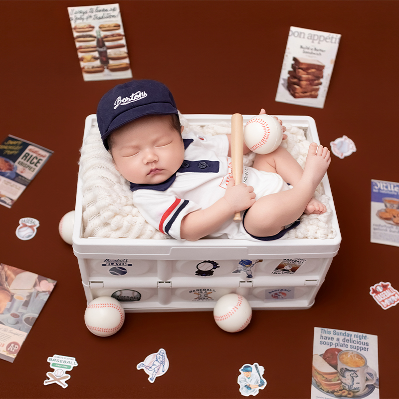 Sport Baseball Theme Newborn B - Infant Photography Props Outfit ulasan dan harga