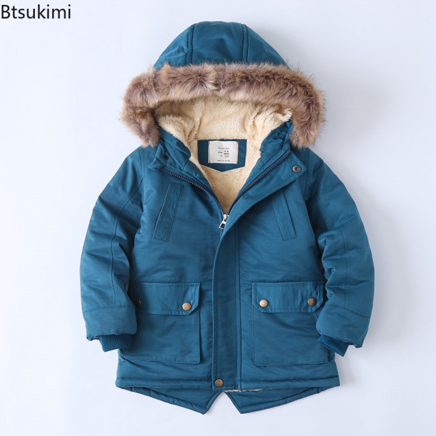Children's Fleece-lined Coats  - Toddler Boy Winter Fleece Jacket ulasan dan harga
