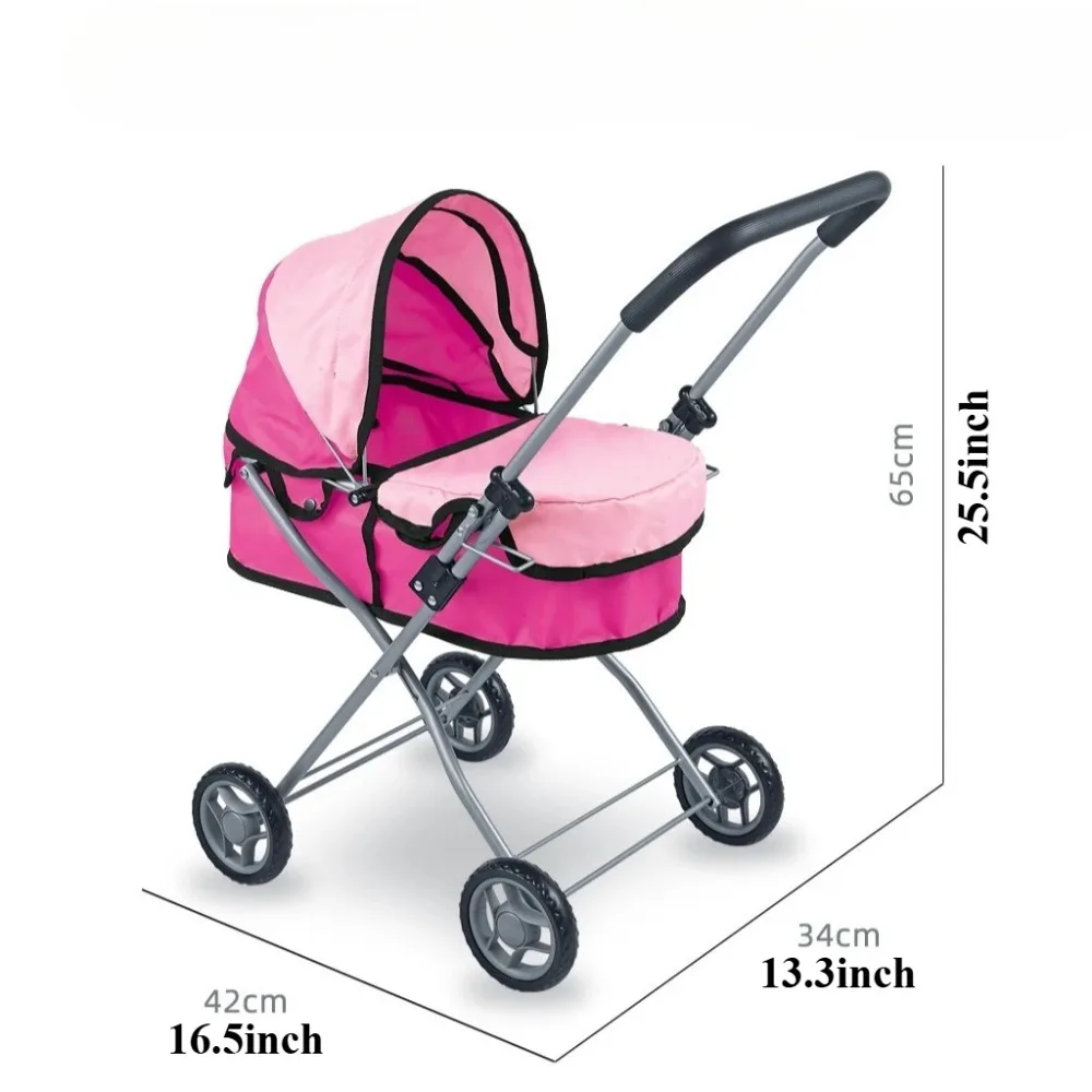 Doll Stroller for Kids Foldabl - Lightweight Foldable Baby Stroller Compact ulasan dan harga